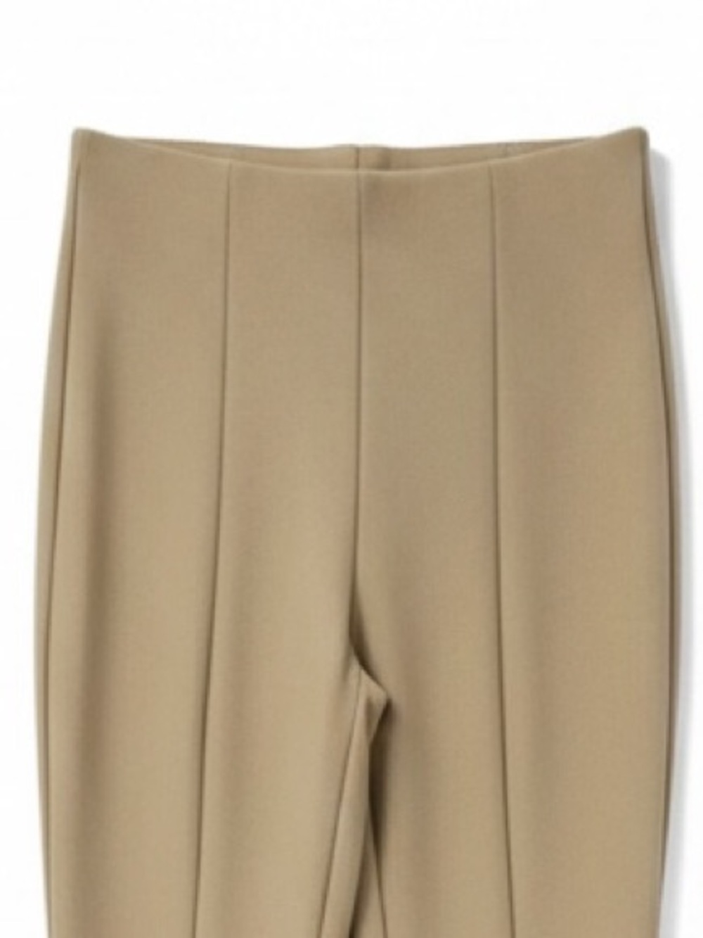Zara Split Leg Hi-Rise Pull-On Legging Tan Women’s Size Small NWT - Picture 8 of 12